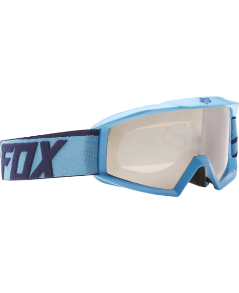 Fox Main Falcon Youth мотоочки детские, синий, зеркальная дымчатая линза