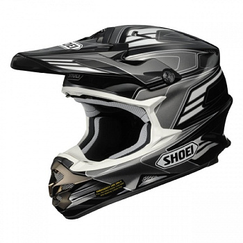 Shoei VFX-W Werx TC-5 шлем кроссовый, черно-серебристо-серый