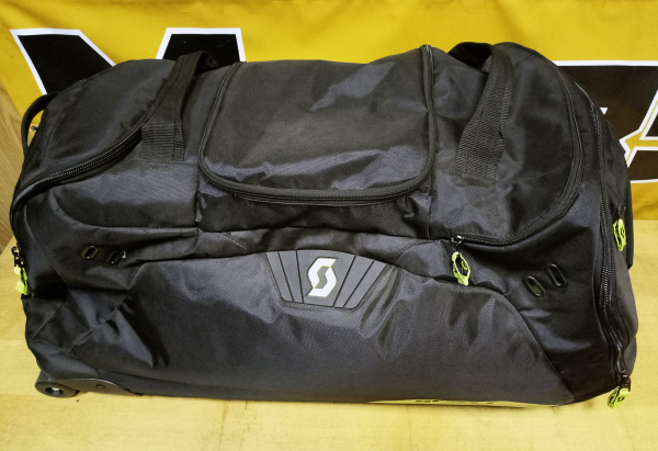 Scott Gear Duffle сумка на колесах, черно-салатовый