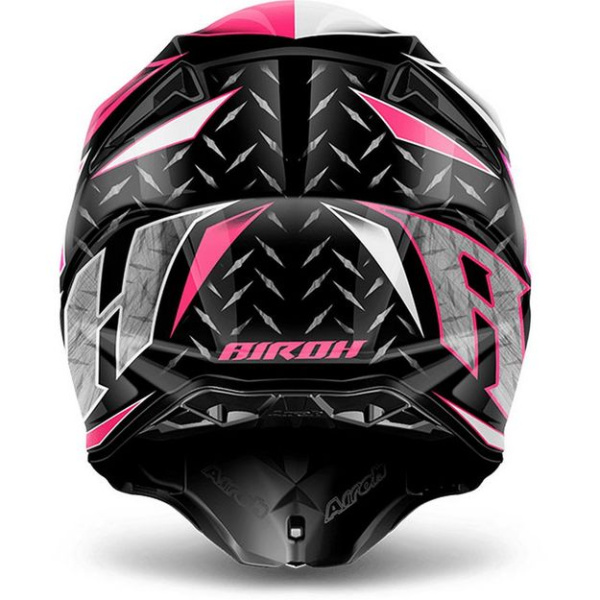 Airoh Twist шлем внедорожный, черно-розовый