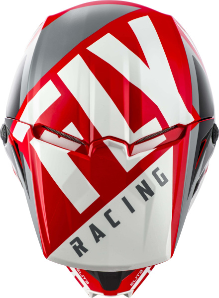 Fly Racing Elite Vigilant шлем кроссовый, красно-черный