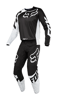 Fox Racing 180 Race Youth 2018 комплект подростковый, черно-белый