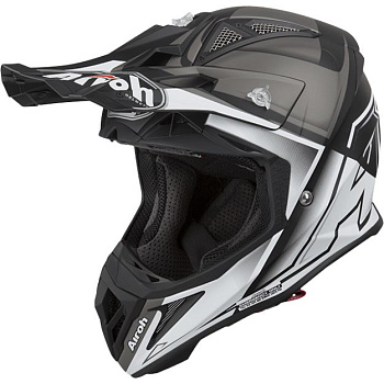 Airoh Aviator 2.2 шлем внедорожный, серо-белый Airoh Aviator 2.2 шлем внедорожный, серо-белый