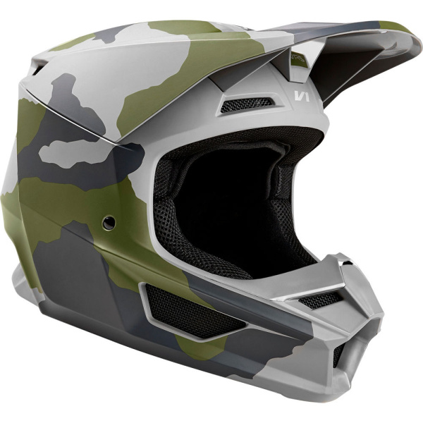 Fox Racing V1 Przm 2020 Camo SE шлем кроссовый, зеленый камуфляж