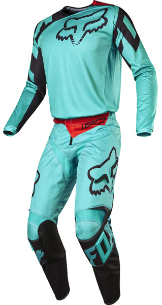 Fox Racing 180 Race 2017 комплект, зелено-черный