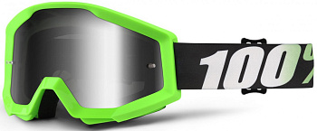 100% Strata Arkon Mirror Silver Lens мотоочки