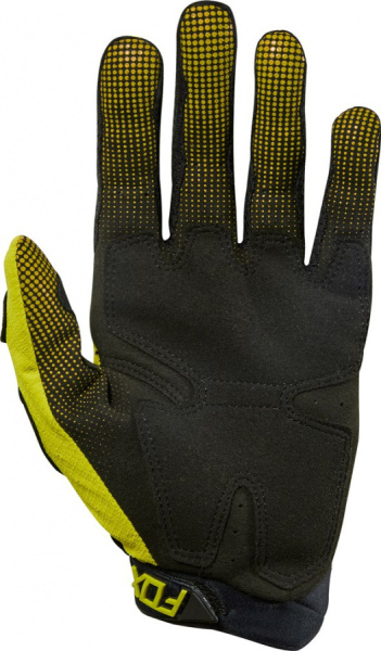 Fox Pawtector 2018 мотоперчатки, желто-черный Fox Pawtector 2018 мотоперчатки, желто-черный