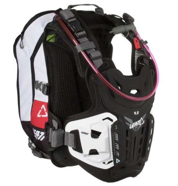 Leatt GPX 4.5 Hydra Chest Protector Black/White панцирь, рюкзак-гидропак
