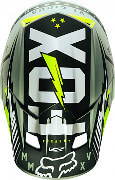 Козырек к шлему Fox V2 Vicious, зеленый