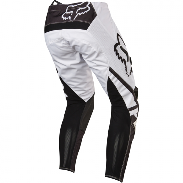 Fox Racing 180 Race Airline 2017 мотоштаны, бело-черный