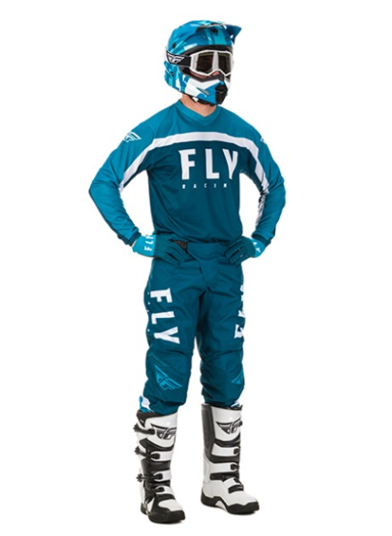 Fly Racing F-16 2020 джерси, сине-бело-голубой Fly Racing F-16 2020 джерси, сине-бело-голубой