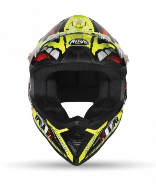 Airoh Archer Grim Gloss шлем кроссовый детский Airoh Archer Grim Gloss шлем кроссовый детский