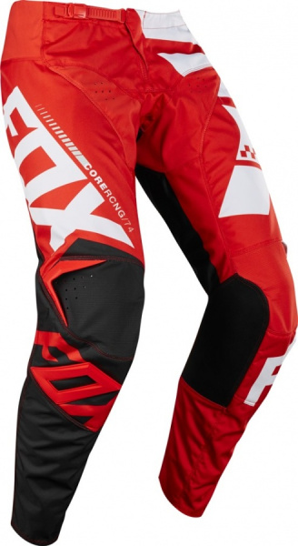 Fox Racing 180 Sayak 2018 мотоштаны, красно-бело-черный