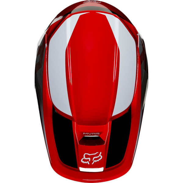 Fox Racing V1 Prix 2020 Flame Red шлем кроссовый