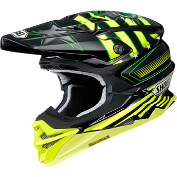 Shoei VFX-WR Grant 3 TC-3 шлем кроссовый, желто-черный