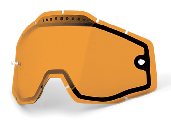 100% Racecraft/Accuri/Strata Vented Dual Pane Lens Anti-Fog Persimmon линза