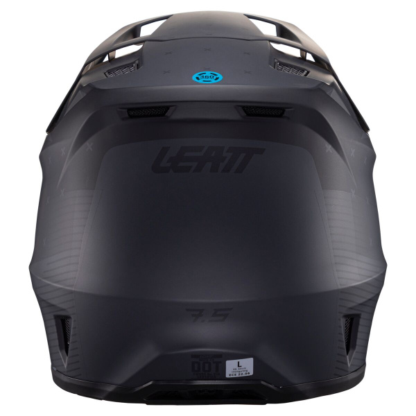 Leatt Kit Moto 7.5 V25 Stealth шлем кроссовый + Velocity 4.5 мотоочки Leatt Kit Moto 7.5 V25 Stealth шлем кроссовый + Velocity 4.5 мотоочки