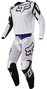 Fox Racing 180 Race Airline 2017 комплект, бело-черный