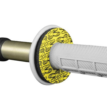 Renthal Grip Donutz донаты на грипсы (накладки на ручки руля), желтый