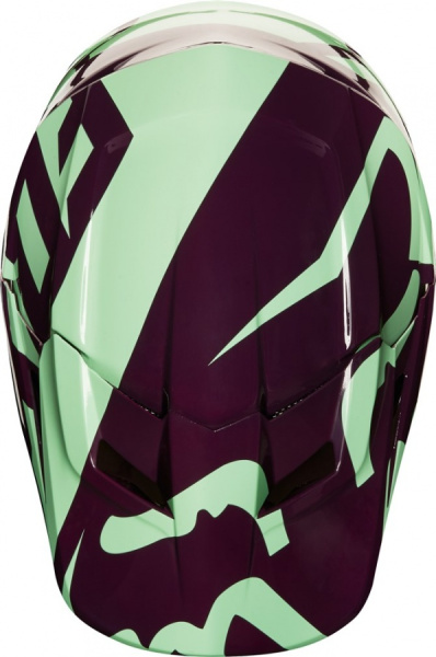 Fox Racing V1 Race 2018 шлем кроссовый, салатовый