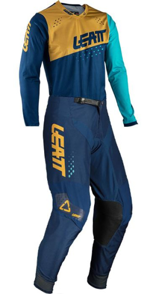 Leatt GPX 4.5 2021 Blue/Gold комплект