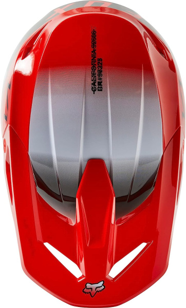 Fox Racing V1 Toxsyk Flow Red шлем кроссовый Fox Racing V1 Toxsyk Flow Red шлем кроссовый