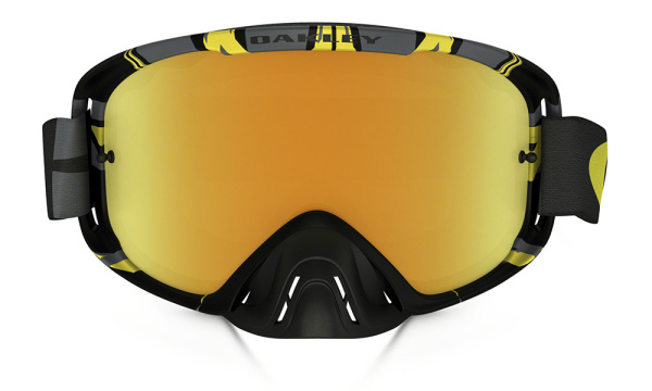 Oakley O-Frame 2.0 Intimidator мотоочки, серо-желтый, желтая линза