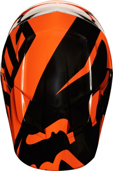 Fox Racing V1 Race 2018 шлем кроссовый, оранжево-черный