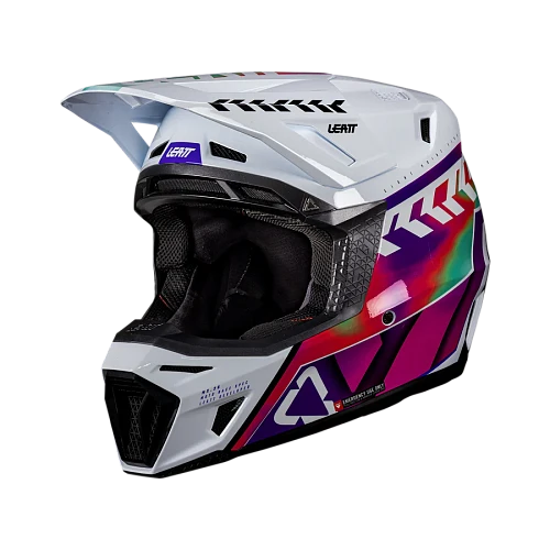 Leatt Kit Moto 8.5 V26 Pinata шлем кроссовый + Velocity 5.5 мотоочки