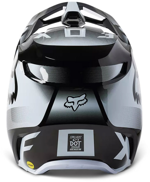 Fox Racing V1 Leed Black/White шлем кроссовый