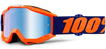 100% Accuri Origami Mirror Blue Lens мотоочки