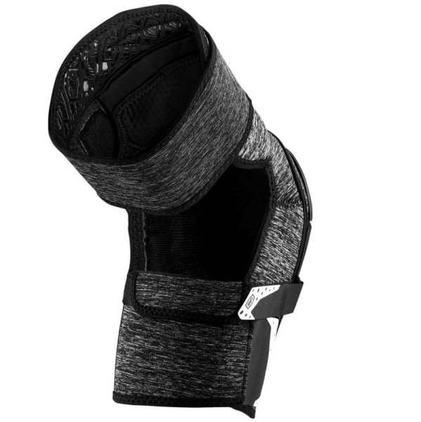 100% Fortis наколенники, серо-черный