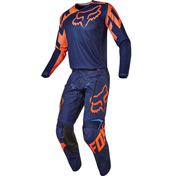 Fox Racing Legion Offroad LT комплект, сине-оранжевый