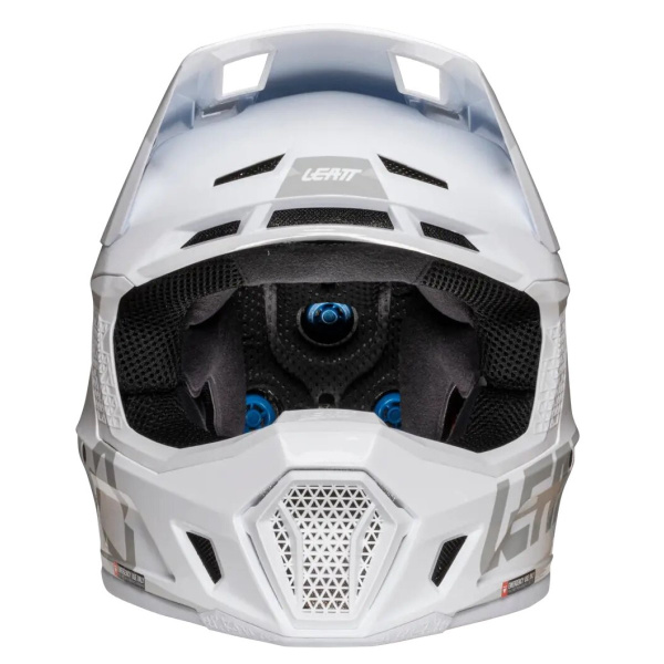 Leatt Kit Moto 7.5 V25 White шлем кроссовый + Velocity 4.5 мотоочки