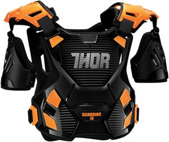 Thor Guardian Youth панцирь с плечами подростковый, черно-оранжевый
