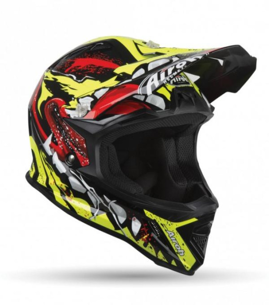 Airoh Archer Grim Gloss шлем кроссовый детский Airoh Archer Grim Gloss шлем кроссовый детский