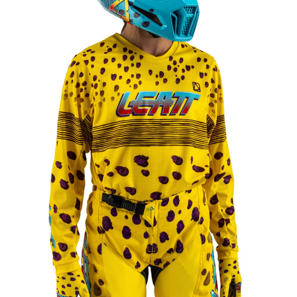 Leatt 3.5 Ride Kit Junior 2025 Cheetah комплект подростковый, мотоштаны + джерси Leatt 3.5 Ride Kit Junior 2025 Cheetah комплект подростковый, мотоштаны + джерси