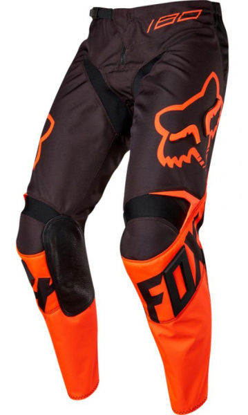 Fox Racing 180 Race 2017 мотоштаны, черно-оранжевый