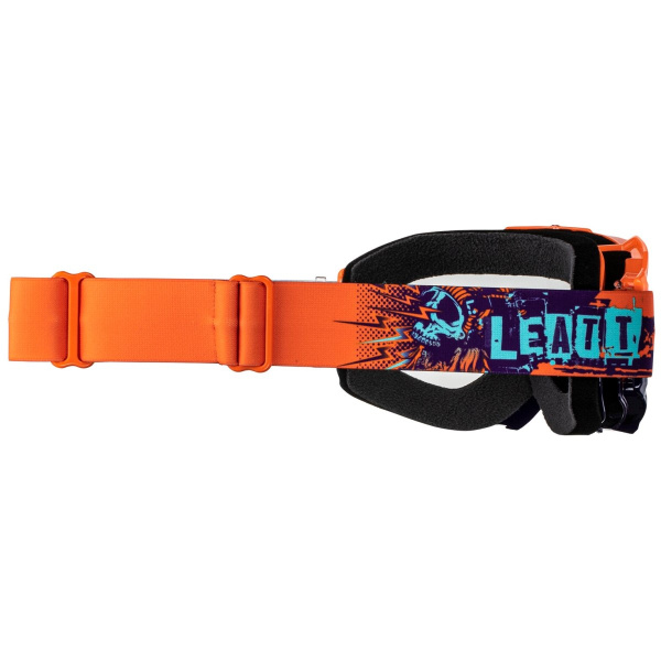 Leatt Velocity 4.5 Orange / Clear 83% мотоочки, двойная линза