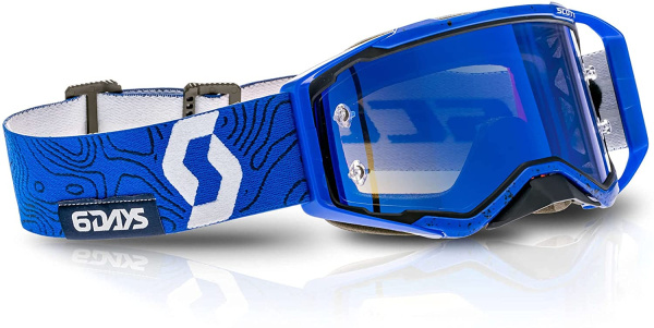 Scott Prospect Six Days Italy Blue/Electric Blue Chrome мотоочки