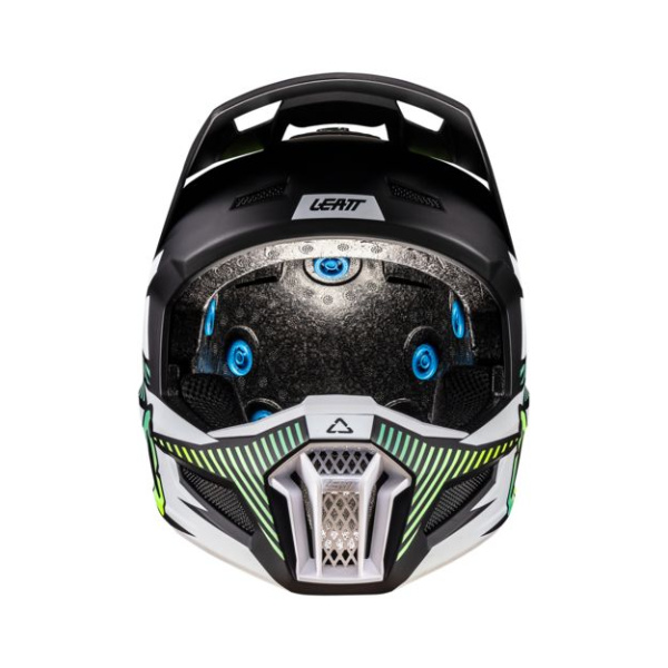 Leatt Kit Moto 3.5 V26 Storm Teal шлем кроссовый + Vizion 3.5 мотоочки