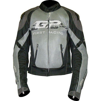 First M109 Мотокуртка летняя, серо-черный