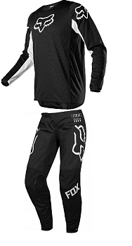 Fox Racing 180 Womens Mata 2019 / Prix 2020 комплект женский, черно-белый