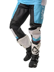 Starks Phoenix мотоштаны, черно-бело-голубой