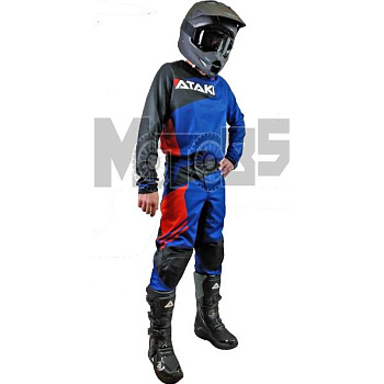Ataki Rampage комплект, сине-красный