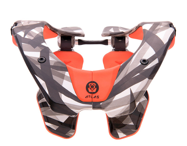 Atlas Tyke 2018 защита шеи детская, оранжево-черно-белый (61-71 см)