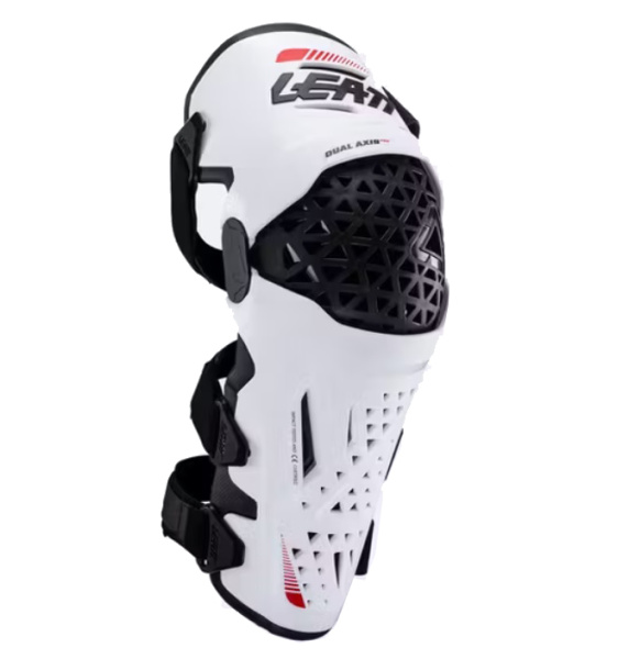 Leatt Dual Axis Pro White шарнирные наколенники Leatt Dual Axis Pro White шарнирные наколенники
