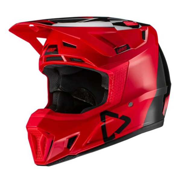 Leatt Kit Moto 7.5 V21 Red шлем кроссовый + Velocity 4.5 мотоочки