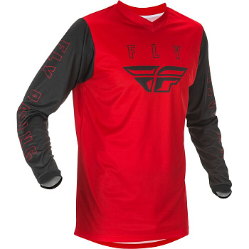 Fly Racing F-16 2021 джерси подростковая, красно-черный Fly Racing F-16 2021 джерси подростковая, красно-черный