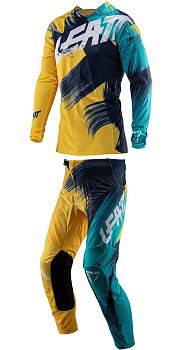 Leatt GPX 4.5 2019 комплект, желто-синий